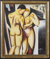 A Tamara Lempicka Style Painting