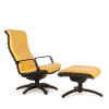 A Porsche Antropovarius Chair with Footstool for Poltrona Frau