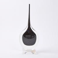 A Katie Brown Art Glass Trophy Water
