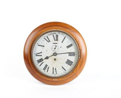 A Vintage English Institution Wall Clock