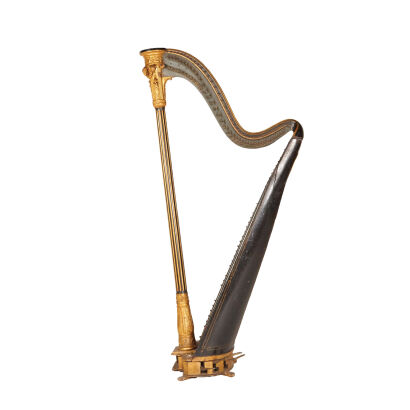 A Regency Sebastian Erard Concert Harp