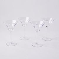 A Set Of Four Martini Glasses