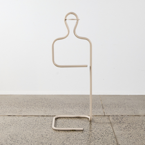 A Postmodern Tubular Steel Valet Stand C.1980s