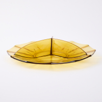 An Amber Vintage Serving Platter