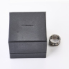 Chanel, 18ct White Gold / Ceramic 'Ultra' Ring, Size N1/2 with Box - 2