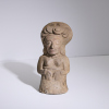 A Pre-Columbian Ceramic Bust of a Female Deity