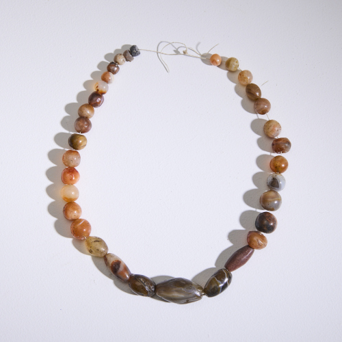 A String of Carnelian and Agate Beads from 1000BC, Turkey