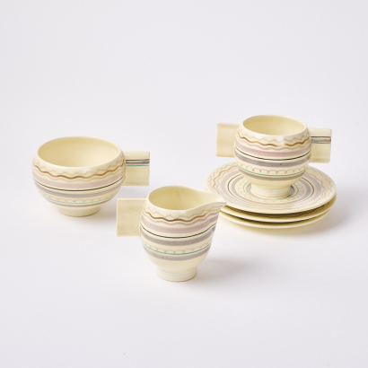 A Carlton Ware Art Deco Style Tea Set