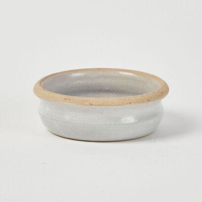 A Graeme Storm Blue And White Stoneware Bowl