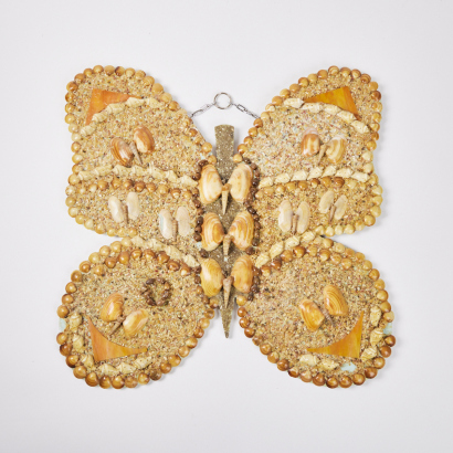 A Butterfly Decorated with Shells