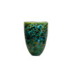 An Exceptional Garry Nash Green Vase in Green and Blue 