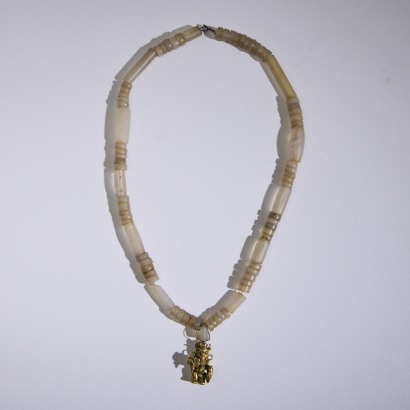 A Pre-Columbian Rock Crystal Necklace