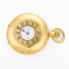 18ct Yellow Gold, Half Hunter Manual Wind Pocket Watch