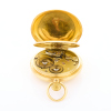 18ct Yellow Gold, Half Hunter Manual Wind Pocket Watch - 2