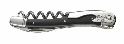 (1) Chateau Laguiole Sommelier Wine Knife - Black Cow Horn