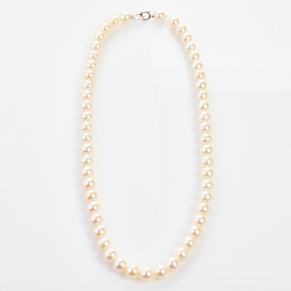 40cm Pearl Strand with 18ct White Gold Clasp