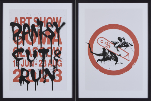 BANKSY X GoMA Cut and Run