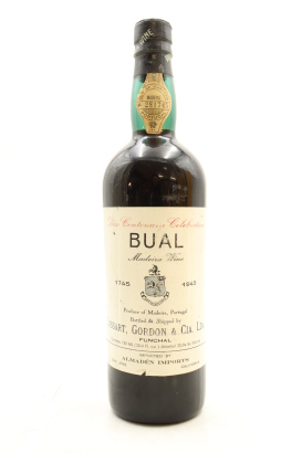 (1) NV Cossart Gordon "Duo Centenary" 1745 - 1945 Bual, Madeira