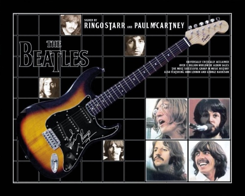 A SIGNED BEATLES GUITAR