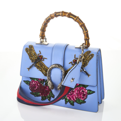 Gucci Dionysus Embroidered Leather Medium Bag with Box