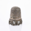 Antique, Charles Horner, Sterling Silver, Engraved Thimble, circa 1906