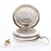 Sterling Silver, 54mm, Fattorini & Sons, Bradford, Swiss, Hunter Manual Wind Pocket Watch - 2