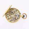 14ct Yellow Gold, 46.5mm Open Faced, Manual Wind Pocket Watch, circa 1900 - 2