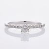 14ct White Gold, Modern, .54ct Diamond Ring