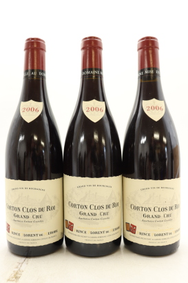 (3) 2006 Prince Florent de Merode Corton Clos du Roi Grand Cru, Cote de Beaune ♦