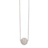 18ct White Gold Pendant and Chain