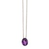 18ct White Gold Amethyst Pendant