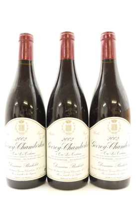 (3) 2002 Domaine Denis Bachelet Les Corbeaux Vieilles Vignes, Gevrey-Chambertin Premier Cru ♦