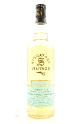 (1) Port Ellen 1979 Signatory Vintage 22 Year Old Single Malt Scotch Whisky, Bottle# 46/348, 43% ABV