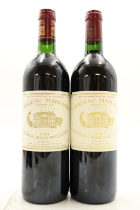 (2) 1990 Chateau Margaux, Margaux [JR18] [RP100]