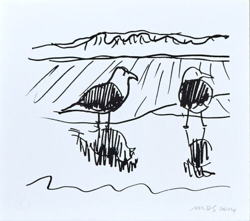 MICHAEL SMITHER Two Seagulls/Blackback Gulls