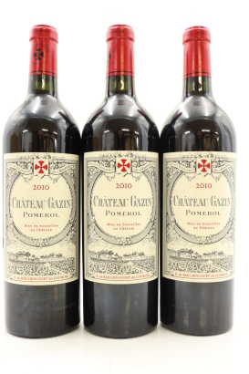 (3) 2010 Chateau Gazin, Pomerol [JR16] [RP96]