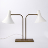 A Double Desk Lamp By Greta Von Nessen