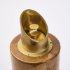 A Brass and Brown Goatskin Thermos Carafe by Aldo Tura - 2