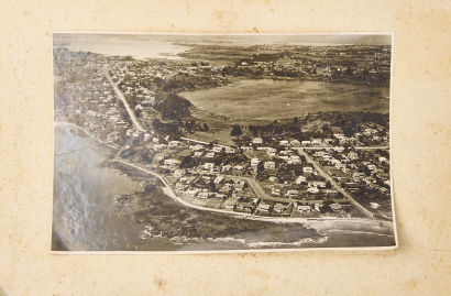 A Whites Aviation Original Black & White Photo Print Of Milford Beach