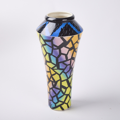 A Valeska Campion Retro Vase c.1990