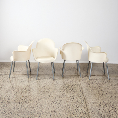 A Set Of Four Marcello Ziliano Gogo Chairs For Sintesi Italy