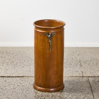 An Antique Turned Kauri Umbrella Stand