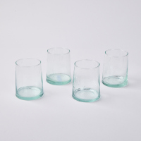 A Collection Of Four Handblown Tumblers