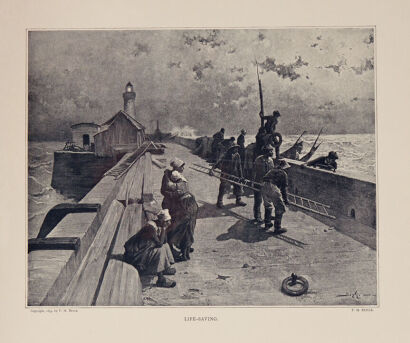 D. APPLETON AND COMPANY Lifesaving Pier Rescue Pierre-Marie Beyle