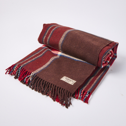 A Kaiapoi Plaid Travel Rug