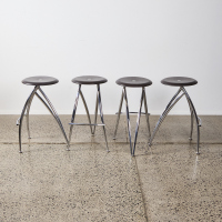 A Suite of Four Awaroa Barstools