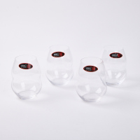 Four Riedel Swirl Red Wine Crystal Glasses Brand new In Box