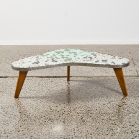 A Kidney Coffee Table In The Style Of John Crichton