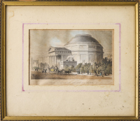 A Vintage Print Of The Coliseum Regents Park