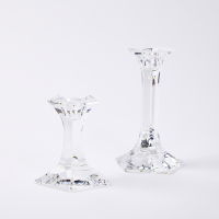 A Pair Of Waterford Crystal Candlestick Holders